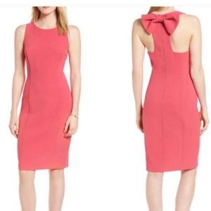 Nordstrom 1901 Bow Back Pink Dress EUC